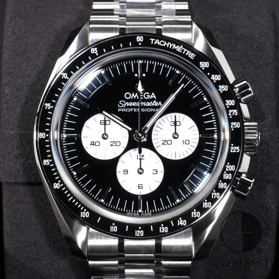 オメガ スピードマスター ムーンウォッチ プロフェッショナル Ref.310.30.42.50.01.004 ステンレススチール ブラックxホワイト文字盤 【未使用】【腕時計】【送料無料】