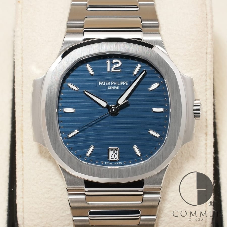 World Time - パテックフィリップ ノーチラス Ref.7118/1A-001 ステンレススチール ブルー文字盤 【未使用】【腕時計】【送料無料】