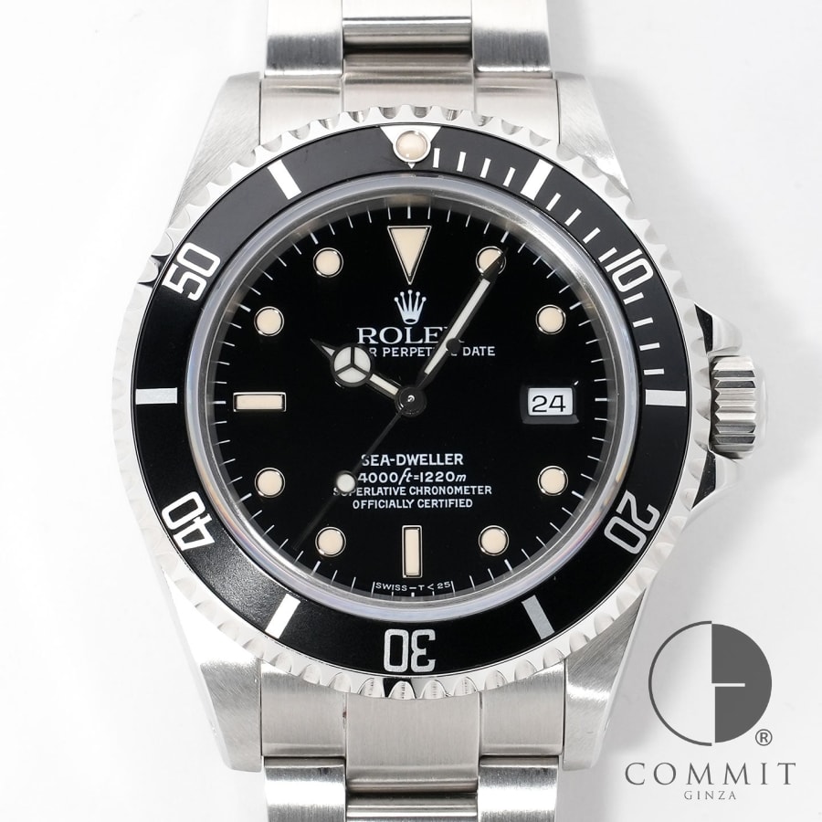 ロレックス シードゥエラー Ref.16600 ステンレススチール ブラック文字盤 セミヴィンテージ 【美品】【腕時計】【送料無料】