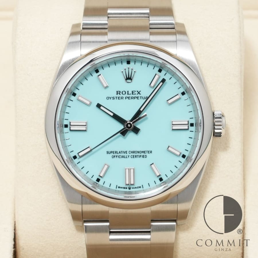 ロレックス オイスターパーペチュアル36 Ref.126000 ステンレススチール ターコイズ文字盤 【未使用】【腕時計】【送料無料】