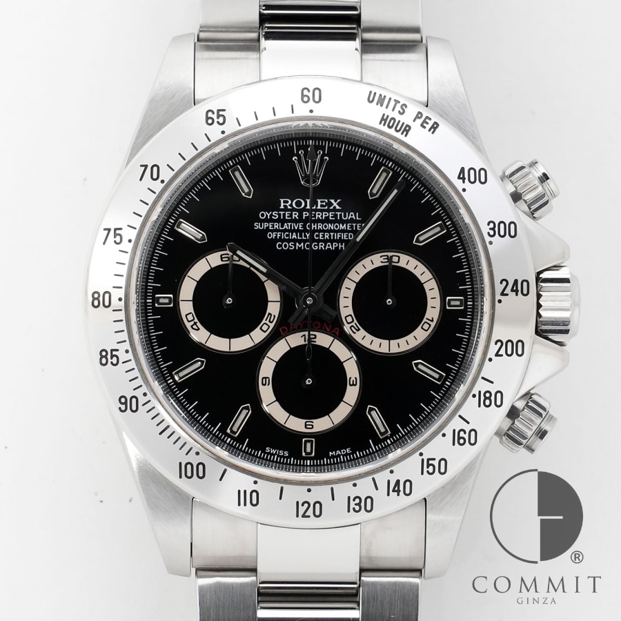 ロレックス デイトナ エルプリメロ Ref.16520 ステンレススチール ブラック文字盤 【中古】【腕時計】【送料無料】