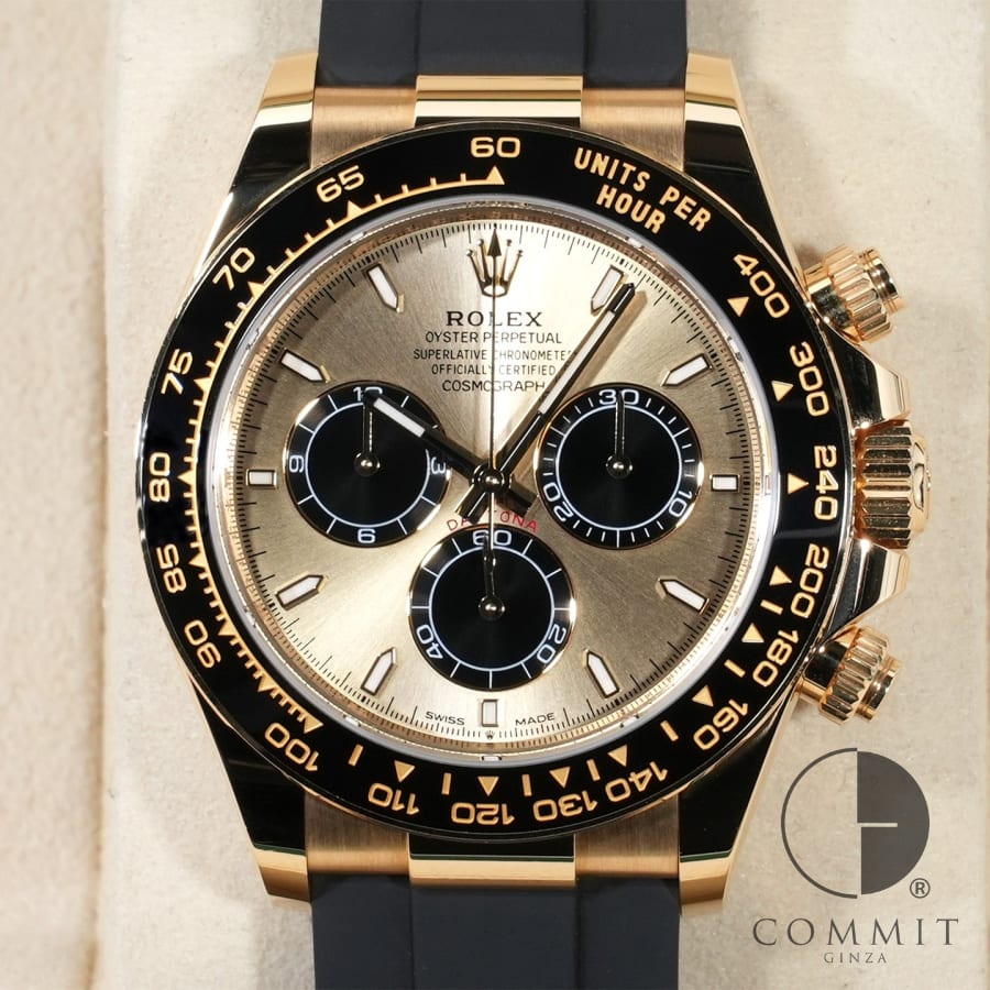 ロレックス デイトナ Ref.126518LN イエローゴールド ゴールデンxブライトブラック文字盤 【中古】【腕時計】【送料無料】