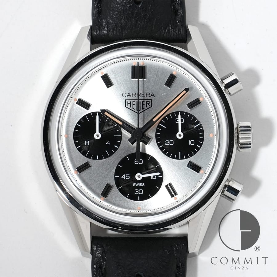 タグホイヤー カレラ クロノグラフ 60周年 アニバーサリーエディション Ref.CBK221H.FC8317 ステンレススチール シルバー文字盤 【美中古】【腕時計】【送料無料】