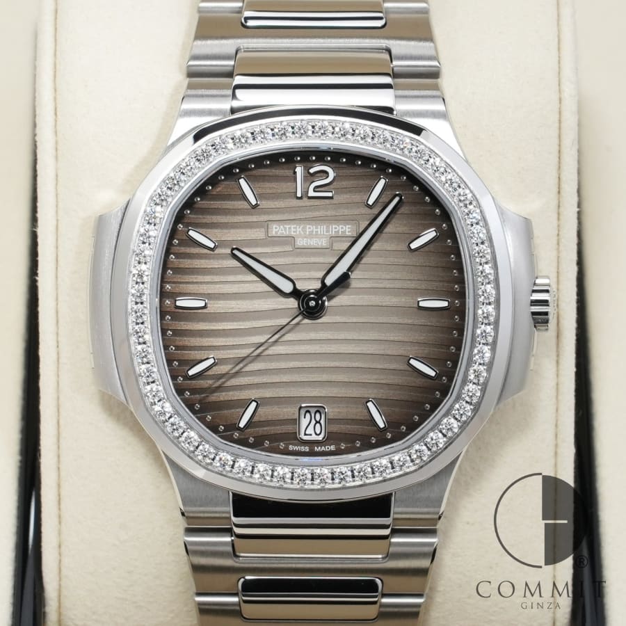 World Time - パテックフィリップ ノーチラス Ref.7118/1200A-011 ステンレススチール グレーオパーリン文字盤 【未使用】【腕時計】【送料無料】