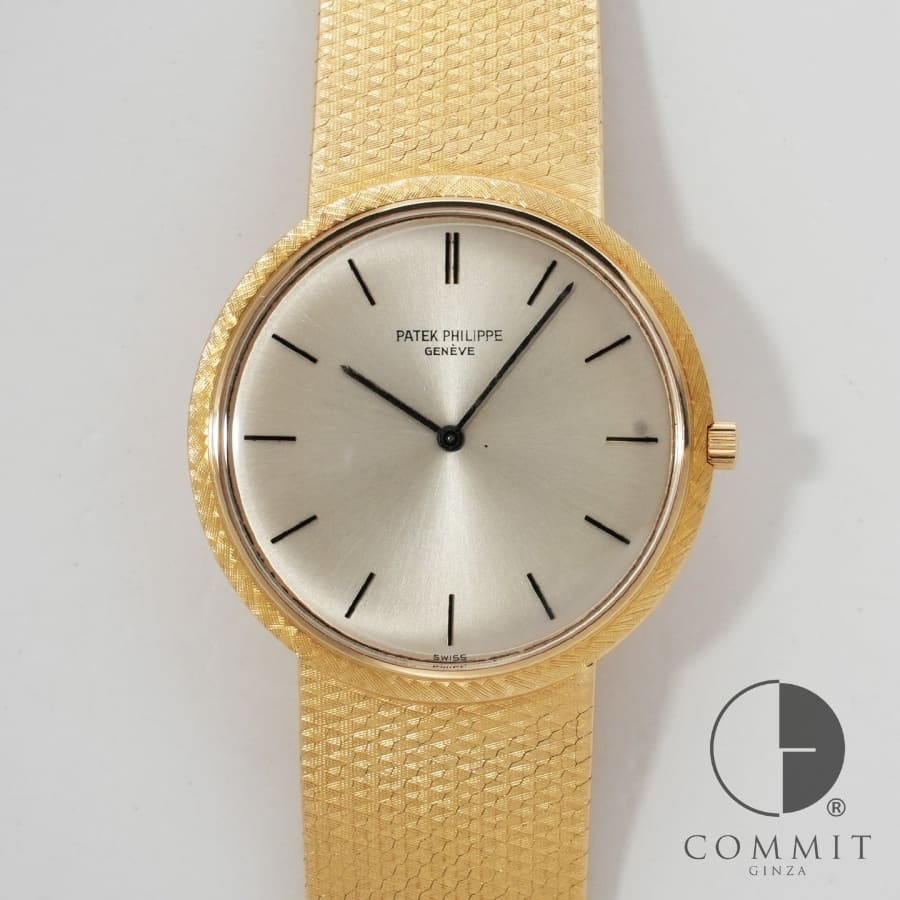 BVLGARI - パテックフィリップ カラトラバ Ref.3520/012 イエローゴールド シルバー文字盤 セミヴィンテージ 【美中古】【腕時計】【送料無料】