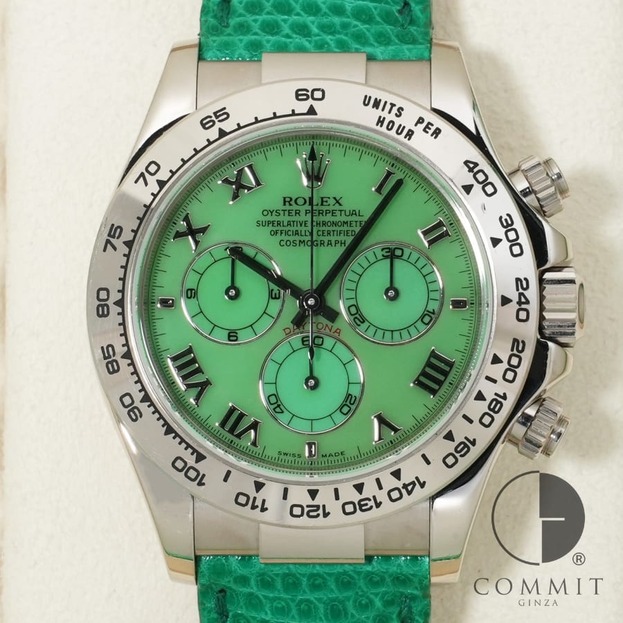 ロレックス デイトナ Ref.116519 ホワイトゴールド クリソプレイズ文字盤 【中古】【腕時計】【送料無料】