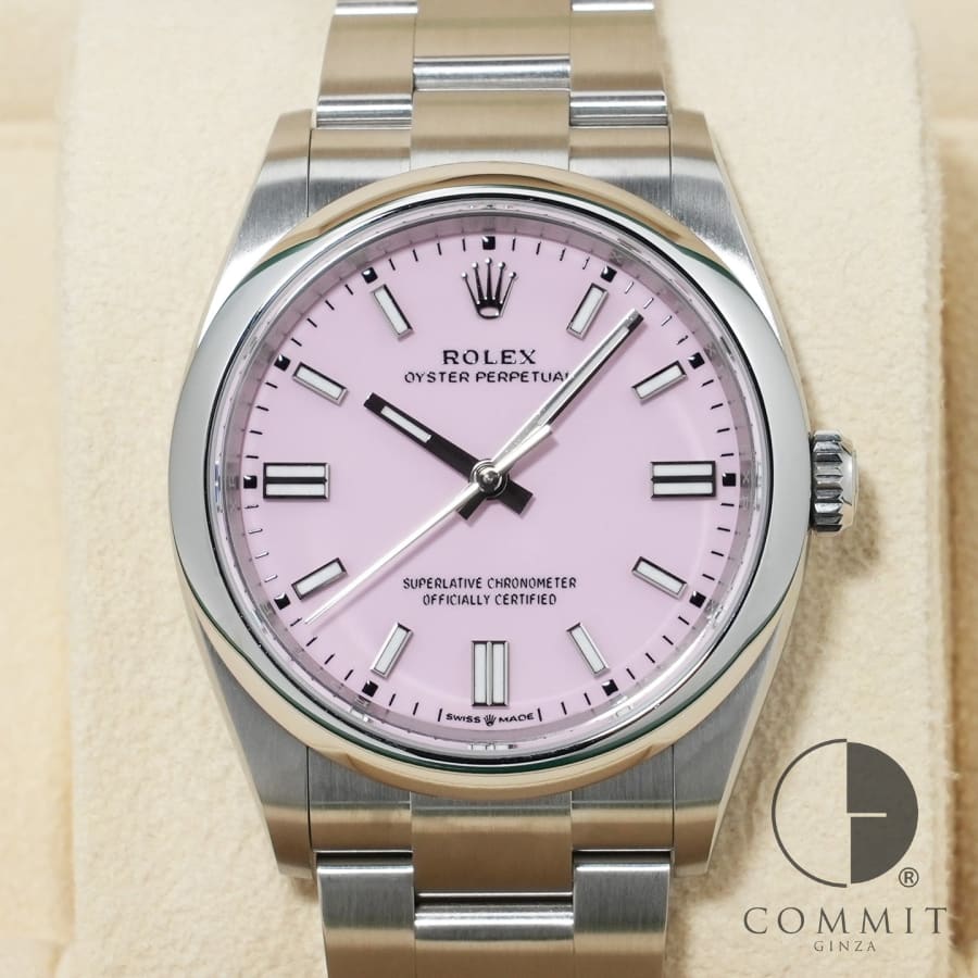 Rakuten - ロレックス オイスターパーペチュアル36 Ref.126000 ステンレススチール キャンディピンク文字盤 【極美品】【腕時計】【送料無料】