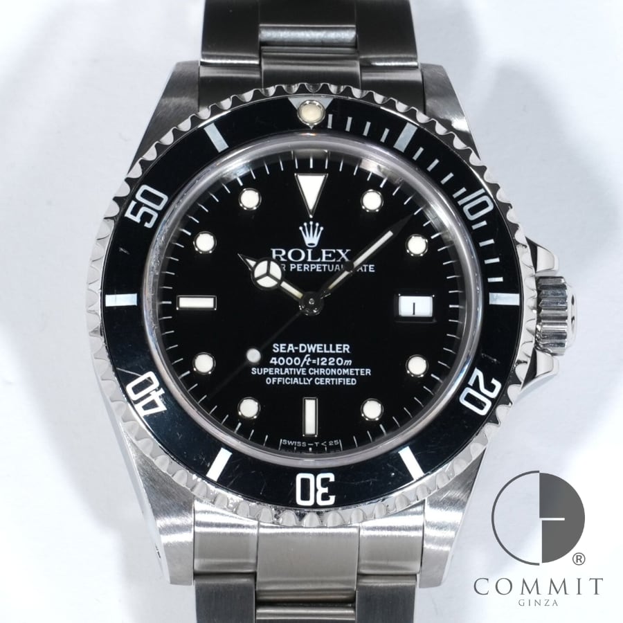 樂天商城 - ロレックス シードゥエラー Ref.16600 ステンレススチール ブラック文字盤 セミヴィンテージ 【中古】【腕時計】【送料無料】