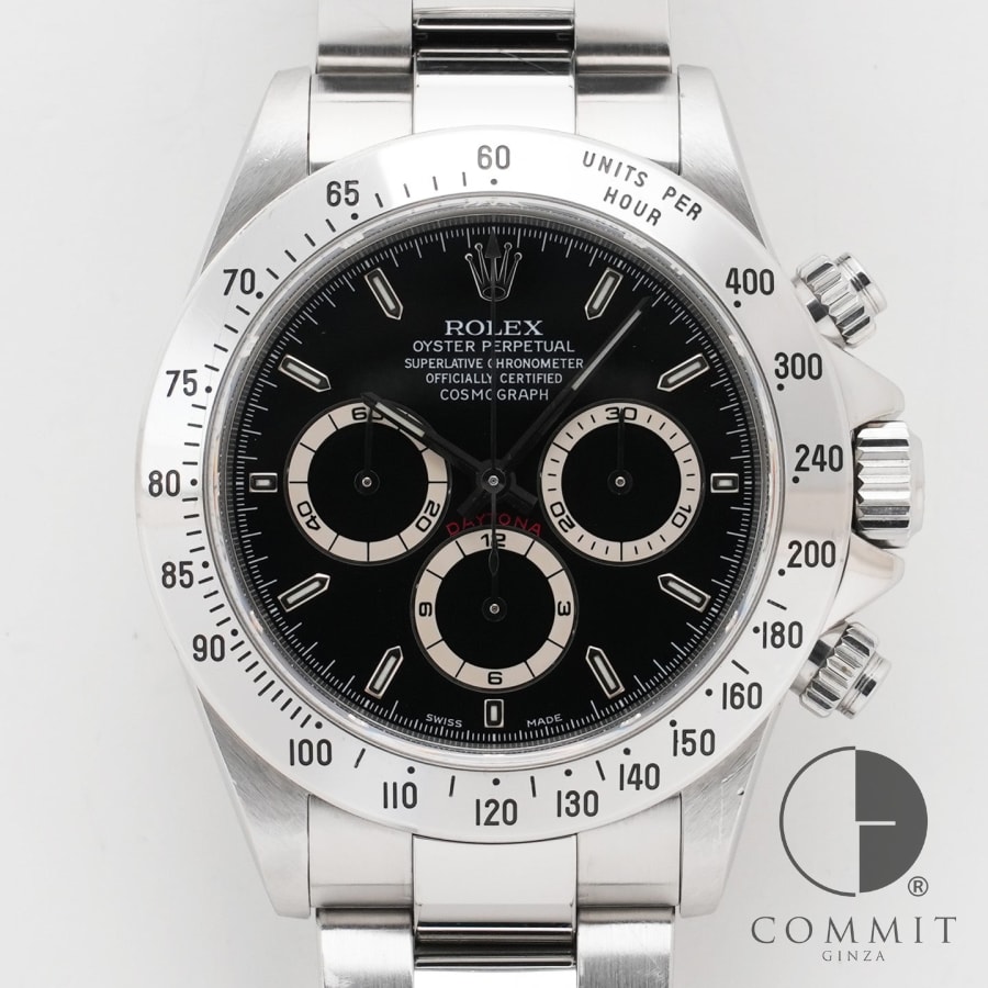 ロレックス デイトナ エルプリメロ Ref.16520 ステンレススチール ブラック文字盤 セミヴィンテージ 【中古】【腕時計】【送料無料】