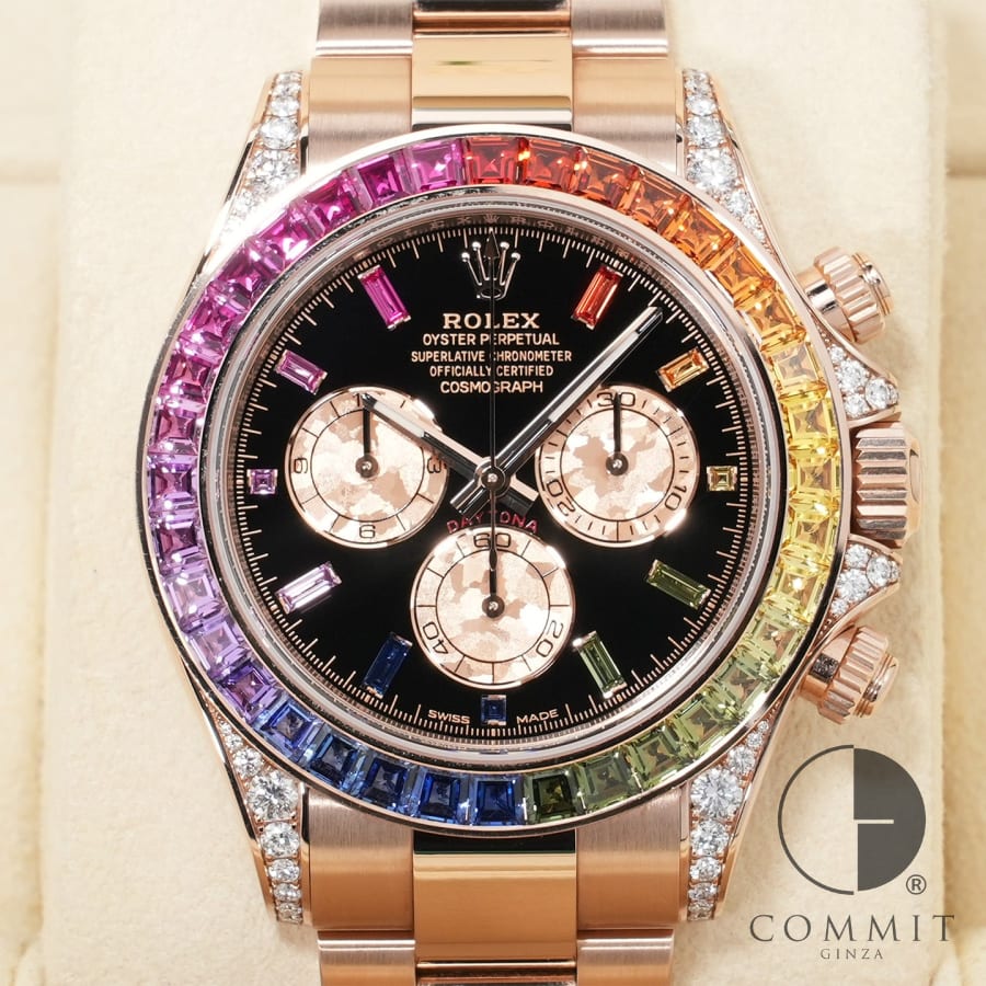 ロレックス デイトナ Ref.116595RBOW エバーローズゴールド ブラック文字盤 【中古】【腕時計】【送料無料】