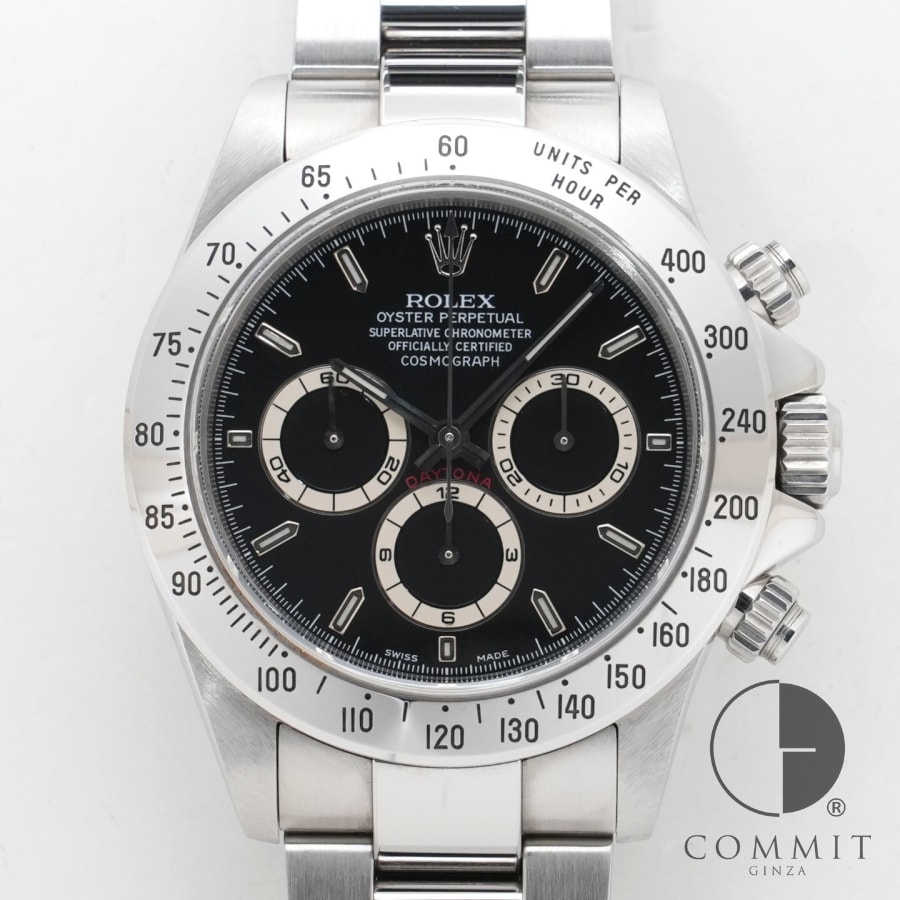 ロレックス デイトナ エルプリメロ Ref.16520 ステンレススチール ブラック文字盤 【中古】【腕時計】【送料無料】