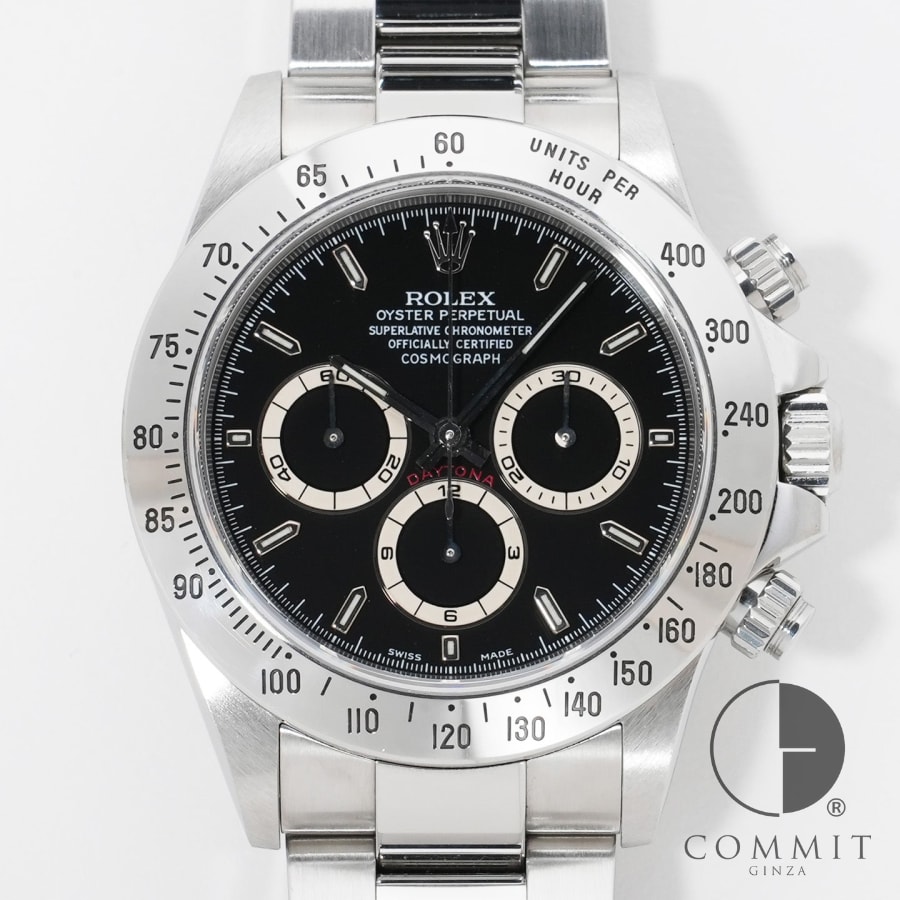 ロレックス デイトナ エルプリメロ Ref.16520 ステンレススチール ブラック文字盤 【中古】【腕時計】【送料無料】