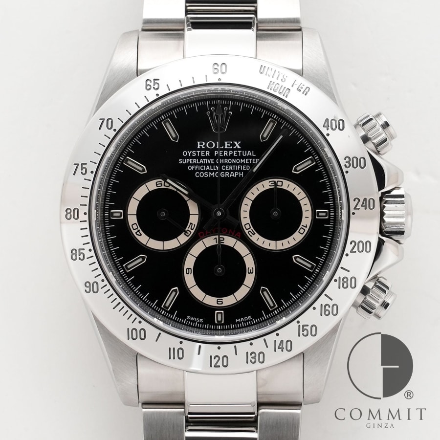 ロレックス デイトナ エルプリメロ Ref.16520 ステンレススチール ブラック文字盤 【中古】【腕時計】【送料無料】