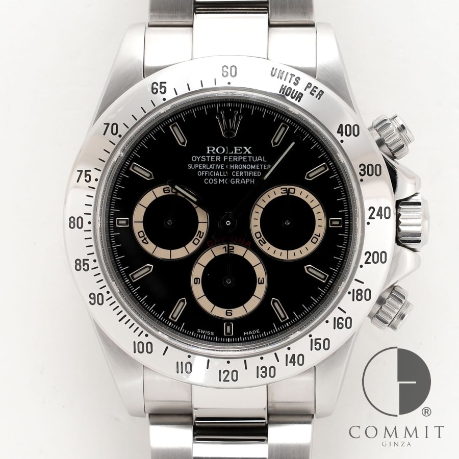 ロレックス デイトナ エルプリメロ Ref.16520 ステンレススチール ブラック文字盤 【中古】【腕時計】【送料無料】