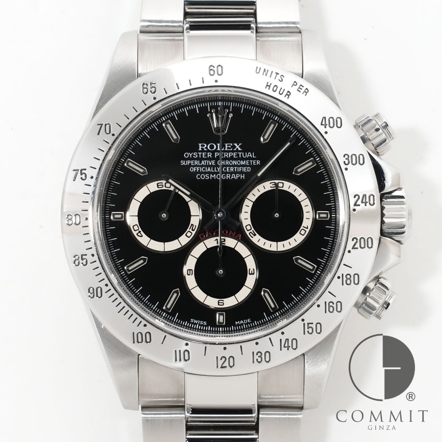 ロレックス デイトナ エルプリメロ Ref.16520 ステンレススチール ブラック文字盤 【中古】【腕時計】【送料無料】
