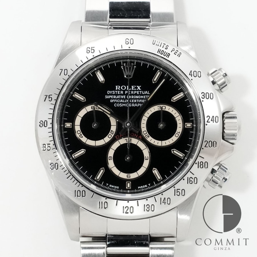 ロレックス デイトナ エルプリメロ Ref.16520 ステンレススチール ブラック文字盤 セミヴィンテージ 【中古】【腕時計】【送料無料】