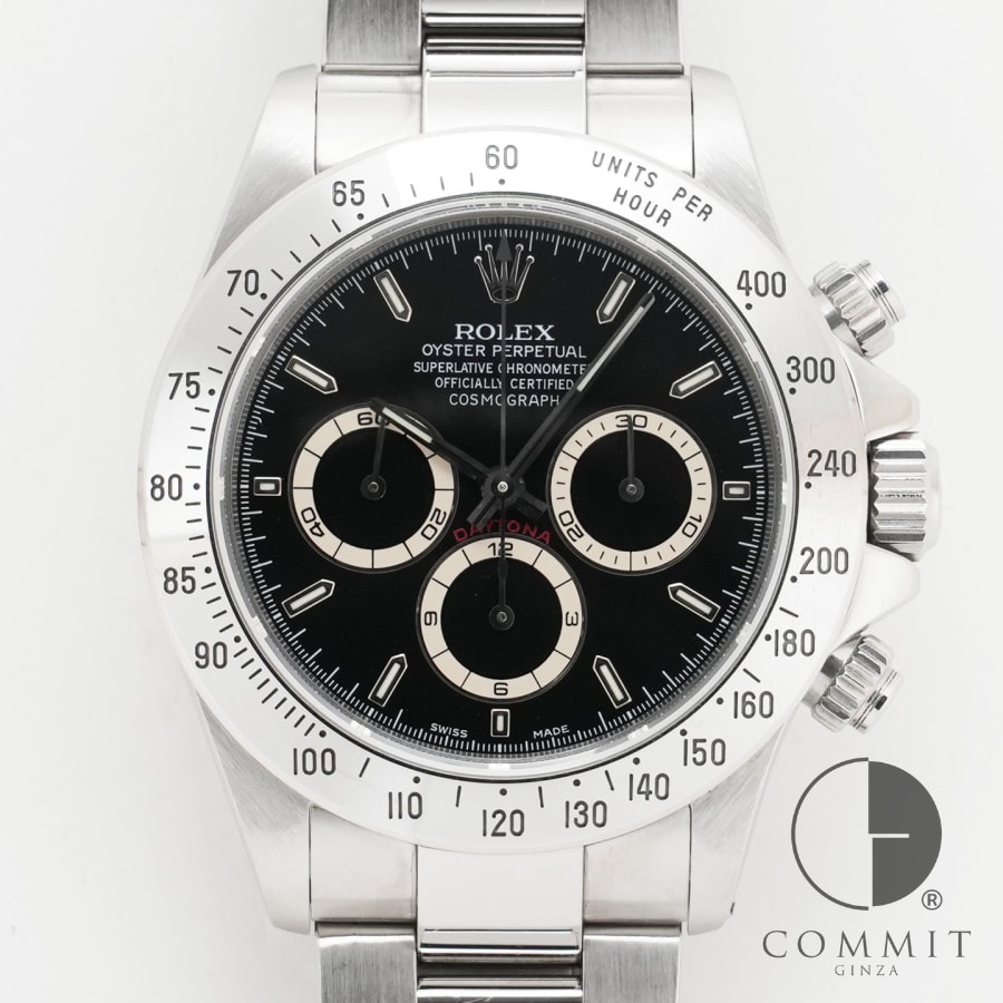 ロレックス デイトナ エルプリメロ Ref.16520 ステンレススチール ブラック文字盤 【中古】【腕時計】【送料無料】