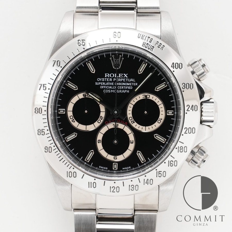 ロレックス デイトナ エルプリメロ Ref.16520 ステンレススチール ブラック文字盤 セミヴィンテージ 【中古】【腕時計】【送料無料】