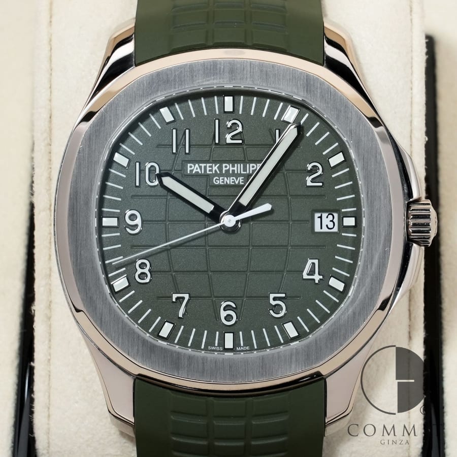 パテックフィリップ アクアノート Ref.5168G-010 ホワイトゴールド 【中古】【腕時計】【送料無料】