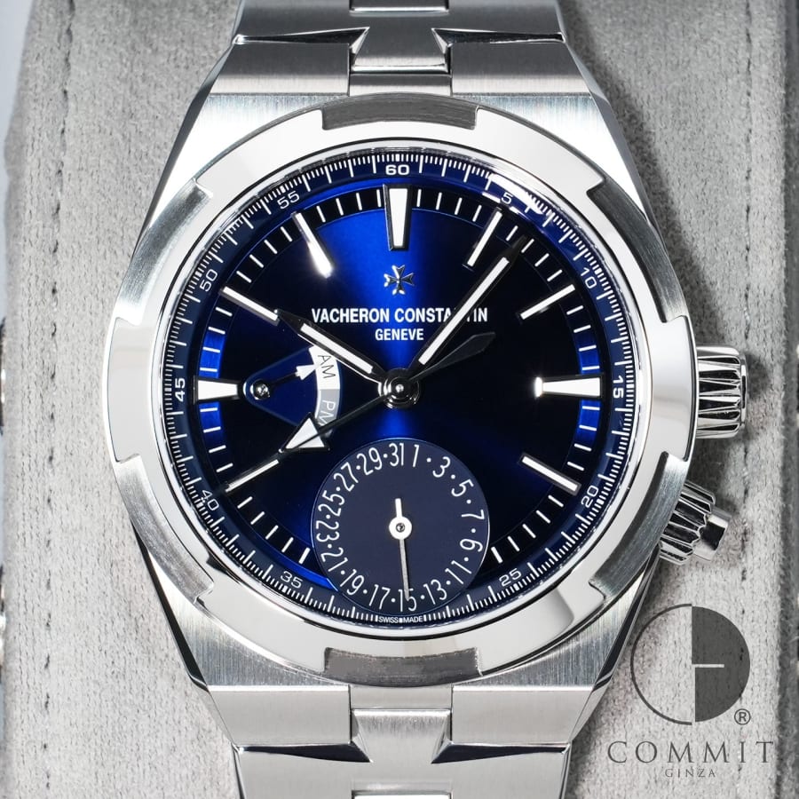 ヴァシュロンコンスタンタン オーヴァーシーズ デュアルタイム Ref.7920V/210A-B334 ステンレススチール ブルー文字盤 