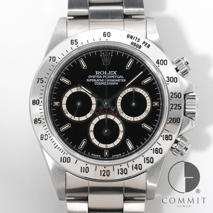 ロレックス デイトナ エルプリメロ Ref.16520 ステンレススチール ブラック文字盤 セミヴィンテージ 【中古】【腕時計】【送料無料】