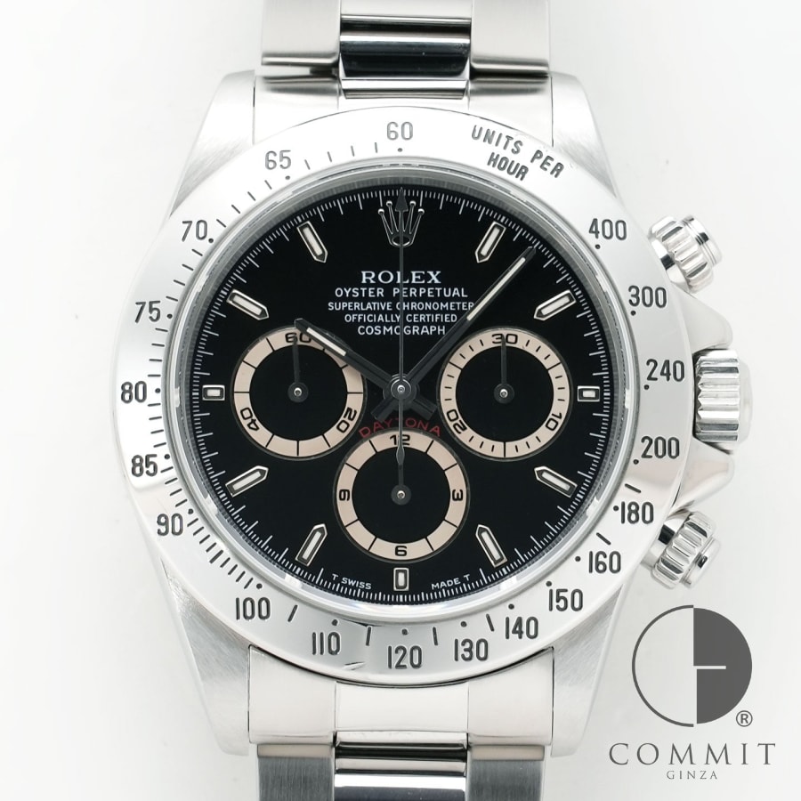 ロレックス デイトナ エルプリメロ Ref.16520 ステンレススチール ブラック文字盤 セミヴィンテージ 【中古】【腕時計】【送料無料】