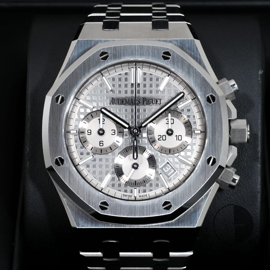 オーデマピゲ ロイヤルオーク クロノグラフ Ref.26715ST.OO.1356ST.02 ステンレススチール グレー文字盤 【中古】【腕時計】【送料無料】