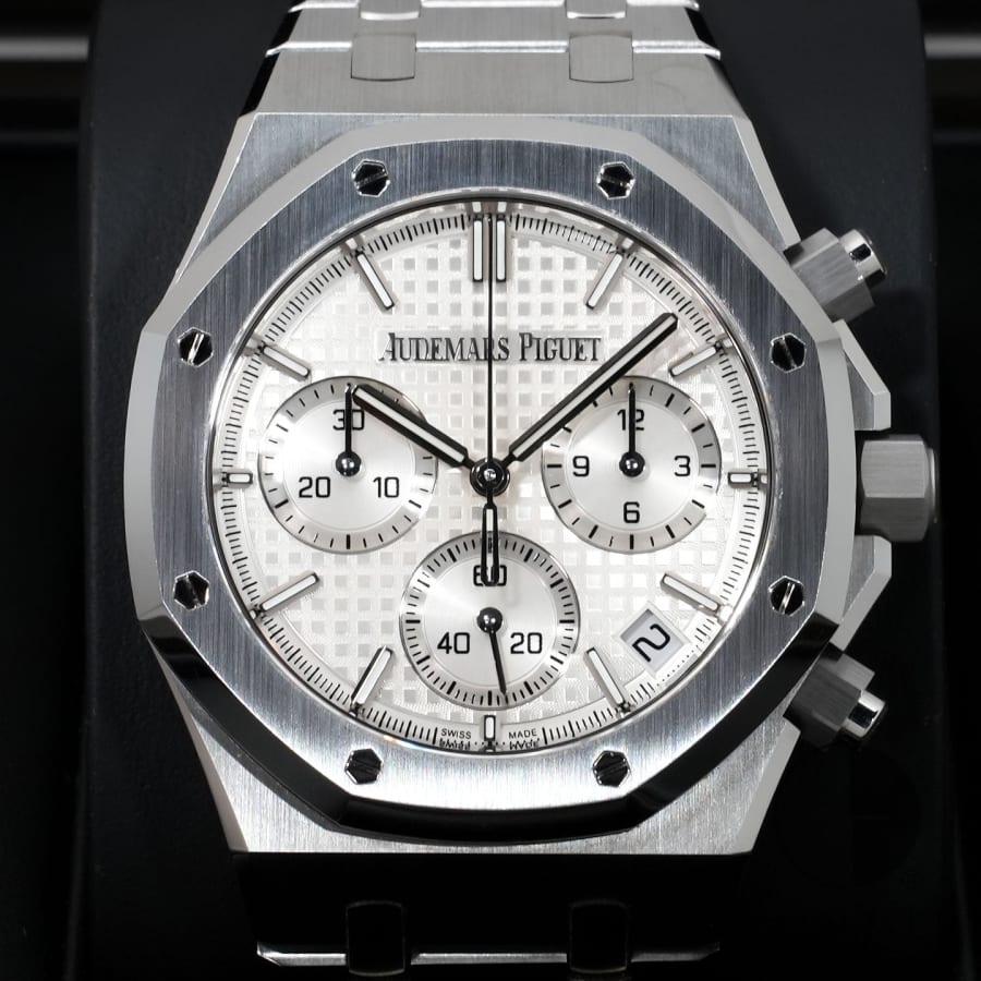 オーデマピゲ ロイヤルオーク クロノグラフ 50周年記念 Ref.26240ST.OO.1320ST.03 ステンレススチール シルバー文字盤 【中古】【腕時計】【送料無料】