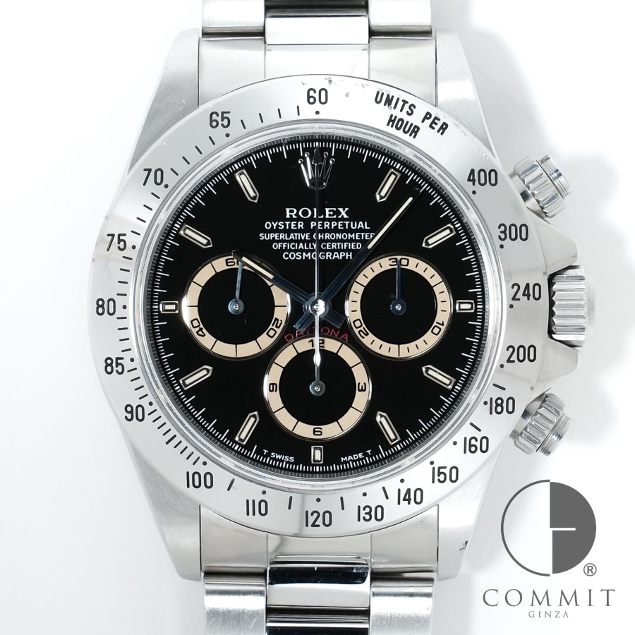 ロレックス デイトナ エルプリメロ Ref.16520 ステンレススチール ブラック文字盤 セミヴィンテージ 【中古】【腕時計】【送料無料】