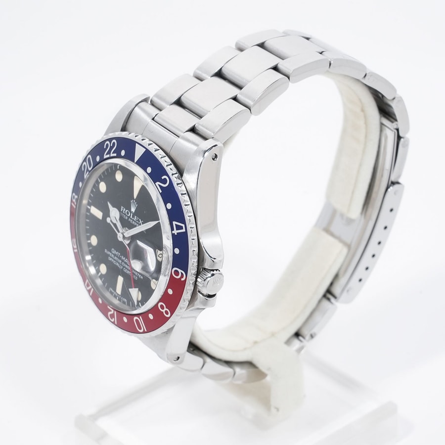 ロレックス GMTマスター Ref.1675 ステンレススチール ブラック文字盤 オイスターブレスレット ヴィンテージ 中古 腕 commit-ginza-10006171 コミット銀座 楽天市場店 サンプル画像3