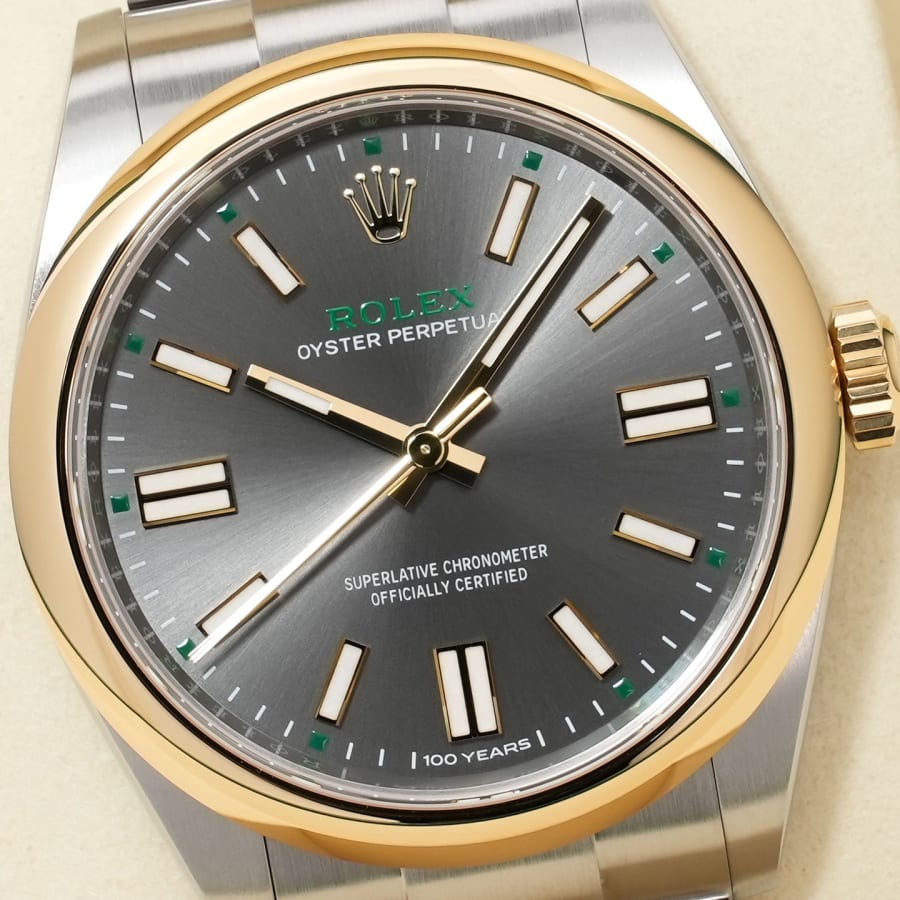 ロレックス オイスターパーペチュアル 41 Ref.134303 ステンレススチール イエローゴールド スレート文字盤 未使用 commit-ginza-10006579 コミット銀座 楽天市場店 サンプル画像2