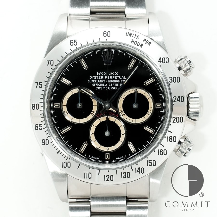 ロレックス デイトナ エルプリメロ Ref.16520 ステンレススチール ブラック文字盤 セミヴィンテージ 中古 腕時計 commit-ginza-10007110 コミット銀座 楽天市場店 パッケージ画像