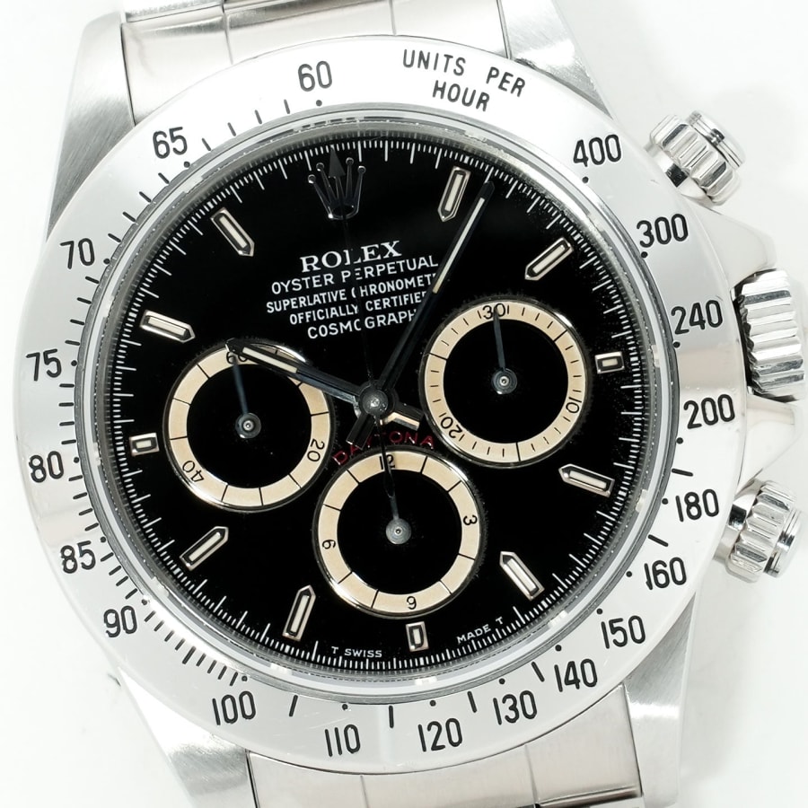 ロレックス デイトナ エルプリメロ Ref.16520 ステンレススチール ブラック文字盤 セミヴィンテージ 中古 腕時計 commit-ginza-10007110 コミット銀座 楽天市場店 サンプル画像2