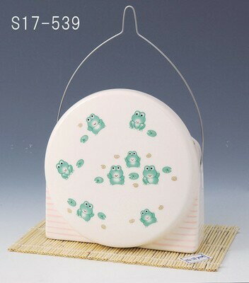 丸蚊遣器 カエル 日本製 陶器 蚊遣り器 蚊取り線香入れ おしゃれ かわいい 国産 置物 飾り物 オブジェ 置き物 和雑貨 和モダン ノスタルジック 可愛い お洒落 レトロ 蛙 かえる