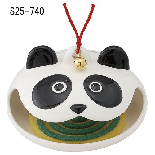 蚊遣器 パンダ 日本製 蚊遣り器 蚊取り線香入れ 国産 和雑貨 置物 オブジェ 飾り物 置き物 レトロ 和風 和モダン 和室 動物 アニマル ノスタルジック おしゃれ 可愛い お洒落(3)