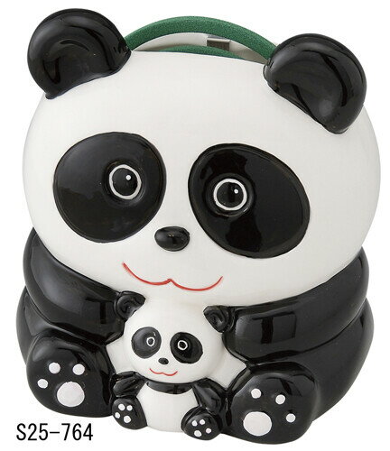 蚊遣器 パンダ親子 日本製 蚊遣り器 蚊取り線香入れ 国産 和雑貨 置物 オブジェ 飾り物 置き物 レトロ 和風 和モダン 和室 動物 アニマル ノスタルジック おしゃれ 可愛い お洒落