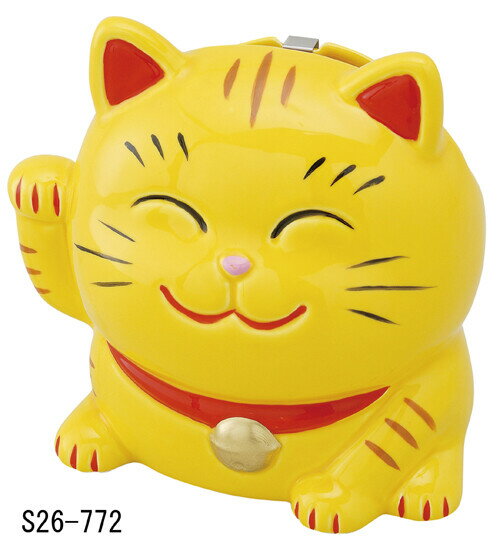 蚊遣器 日本製 招き猫 （トラ・小） 蚊遣り器 蚊取り線香入れ 国産 和雑貨 置物 オブジェ 飾り物 置き物 レトロ 和風 和モダン 和室 ノスタルジック おしゃれ 可愛い お洒落