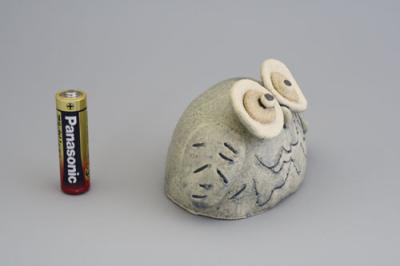 日本製 百ふくろう置物 置き物 オブジェ 飾り物 梟 アニマルオブジェ フクロウ 和風 和モダン 和テイスト かわいい おしゃれ 和室 陶器 インテリア雑貨 和室 リビング 玄関 レトロ ギフト 贈り物 国産 2