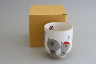 日本製 福地蔵 湯呑 ゆのみ かわいい レトロ 和風 和モダン 和食器 和テイスト おしゃれ 御木幽石氏 お地蔵さん コップ ギフト 贈り物 プレゼント