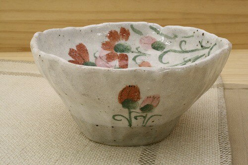 花の詩/カーネーション預け鉢 薬味皿 調味料皿 日本製 陶器 和食器 小付 和風 レトロ 和モダン 和テイスト 国産 おしゃれ 調味料入れ お漬物皿 料亭 旅館...