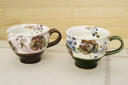日本製 マグカップ 織部山帰来 ペアマグ 2個セット コップ おしゃれ 高級感 手作り かわいい きれい 上品 贈り物 プレゼント ギフト 記念品 国産 女性 レトロ 和モダン