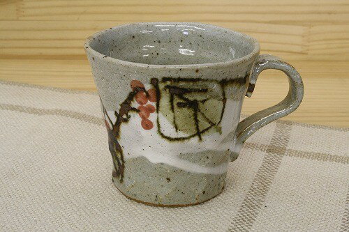 日本製 唐津ぶどう マグ マグカップ コップ 和モダン シンプル レトロ 和風 和柄 国産 和テイスト 陶器 和食器 贈り物 ギフト プレゼント 記念品 おしゃれ