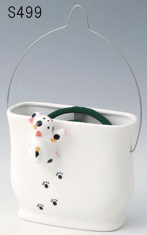 蚊遣器 がんばり猫 蚊遣り器 蚊取り 蚊取り線香入れ かわいい 夏 和モダン 和風 和室 和テイスト 陶器 おしゃれ ノスタルジック レトロ 置物 置き物 和雑貨 飾り物 ねこ ネコ