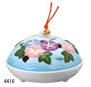 香炉風 朝顔蚊遣器 陶器 蚊取り線香入れ 蚊遣り器 オブジェ 和雑貨 置物 飾り物 レトロ 和風 和モダン あさがお かわいい おしゃれ