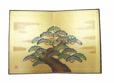 23号 黒塗屏風 松 6003322_1.jpg