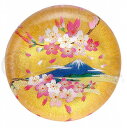玻璃箸置き5ヶ入5点セット富士山花...