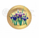 玻璃 箸置き(花菖蒲)5個セット 花柄 お箸置き ガラス製 おはしおき 和風 和食器 和モダン 和雑貨 レトロ 風流 料理演出 和食 料亭 旅館 和テイスト か...