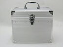収納力アップ 業務用として使うも良し 特大アルミBOX 鏡 中皿付き コスメボックス 鏡付き 小物収納 ボックス 化粧箱 メイクボックス かわいい プレゼント ...