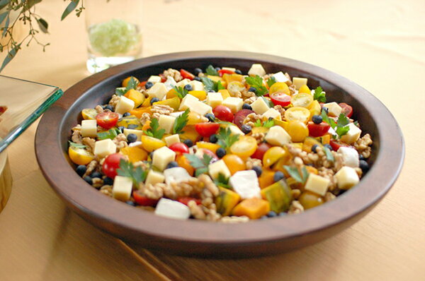 惣菜くり鉢 小 浅型 キッチン 店舗備品 盛り器 木製 おしゃれ カフェ 北欧 浅い 浅め 小鉢 小皿 盛り皿 盛り付け レトロ シンプル 陳列用販売台 取り皿