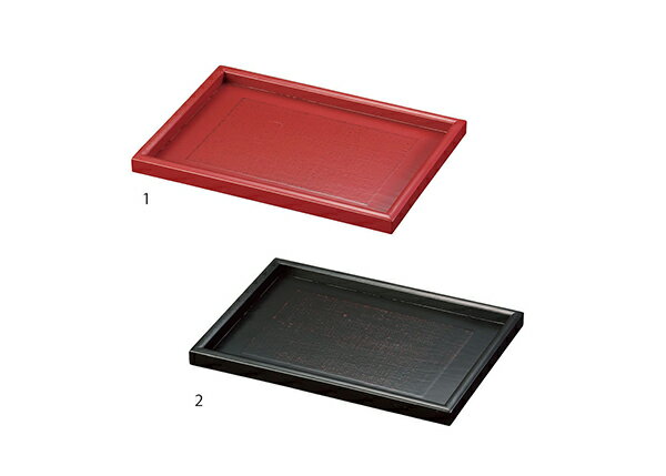 木製 小長トレイ 長角 甘味処トレイ 根来 曙 漆 キッチン インテリア雑貨 陳列備品 お盆 トレー おしゃれ 和風 和モダン 伝統的 高級感 レトロ 和テイスト レッド系 ブラック系